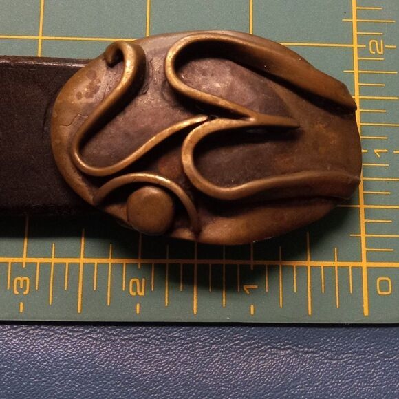 "Art Works Eric" Belt Buckle Country core, Handmade - Picture 1 of 8